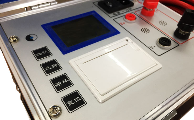 10A直流電阻測(cè)試儀面板