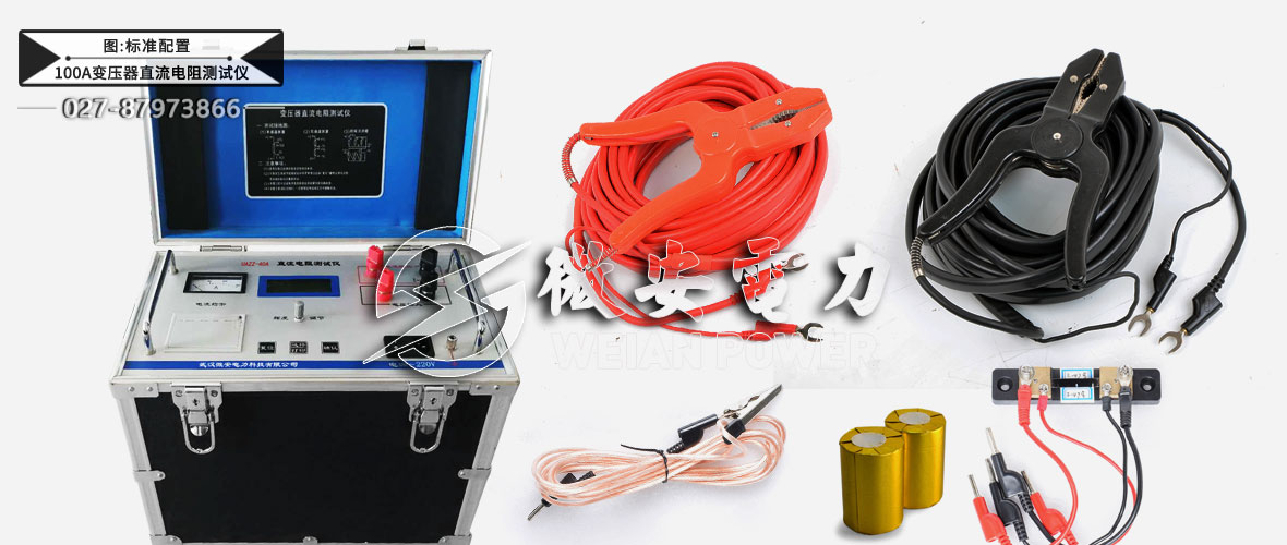 100A直流電阻測試儀標(biāo)準配置